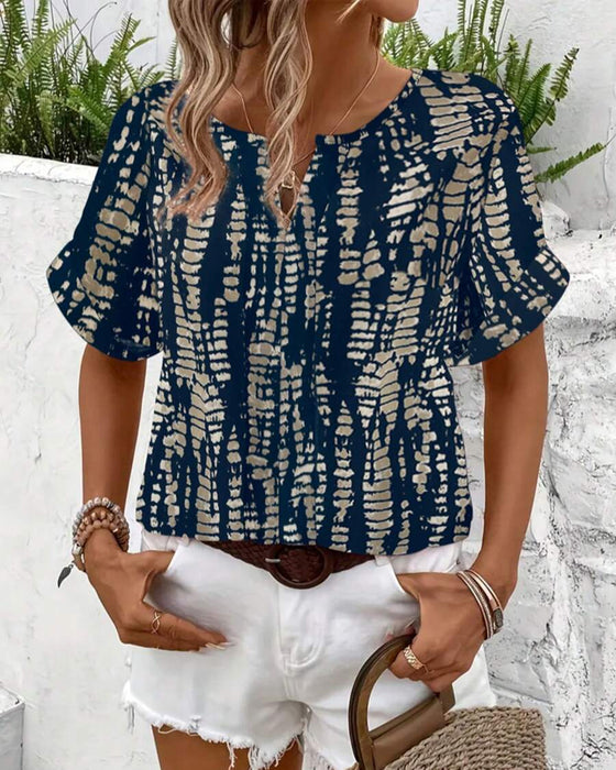 T-Shirt Retroprint Korte Mouwen