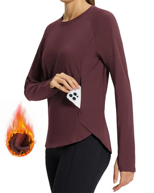 Langmouwige Overhemden Met Fleecevoering