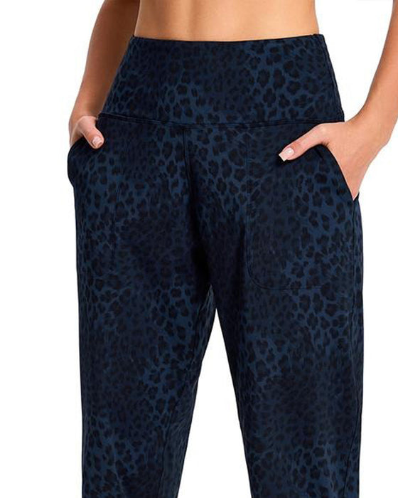 Broek Hoge Taille Zak Effen Lange
