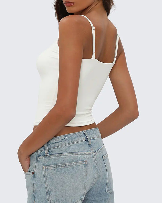 Cami Top Effen Casual