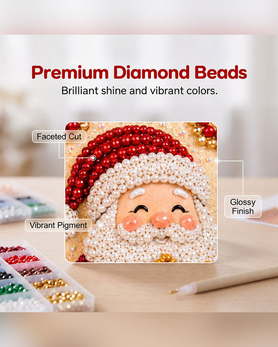 DIY Vijfpuntige Ster Diamant Schilderij Kerstboom Topper