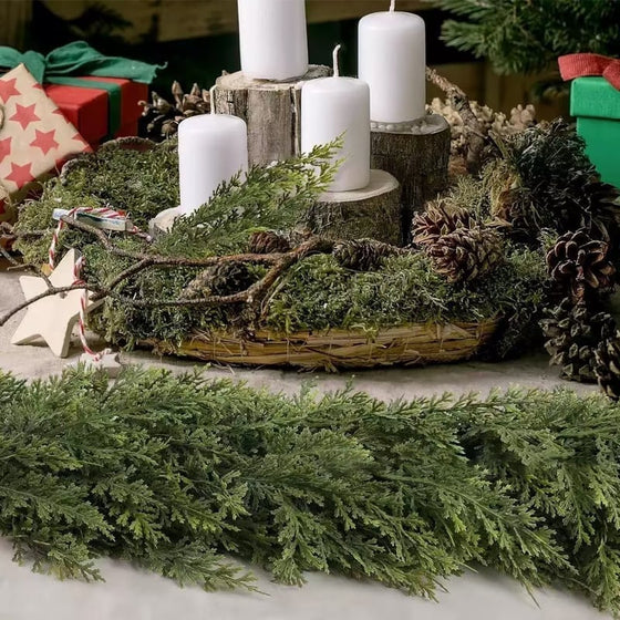 Rotan Kunstmatige Plant Kerst
