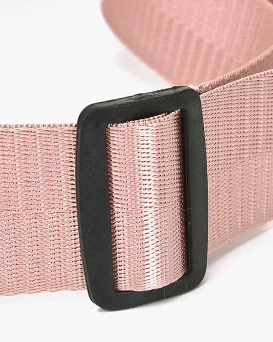 Eenvoudige effenkleurige schoudertas aan de voorkant