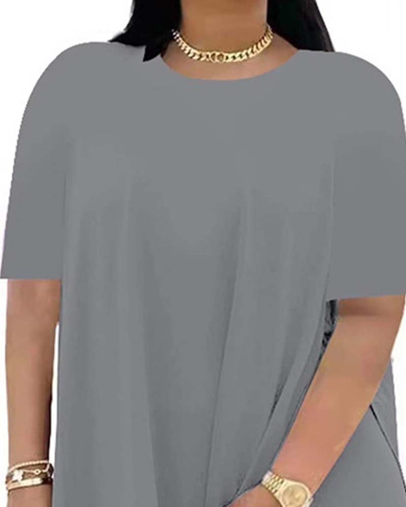 Set Effen Los Korte Mouw Broek