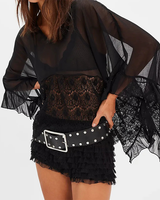 Cover-Up Kant Patchwork Mesh