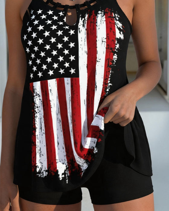 Tankini Vlag Casual Tweedelig