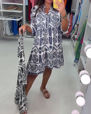 Jurk Fashion Street-print