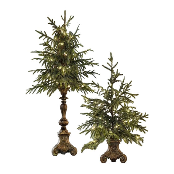 Verlichte tafelkerstboom