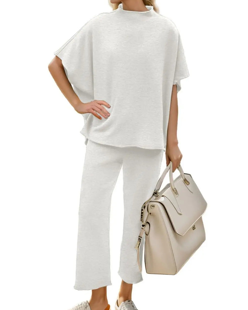 Set Effen Top En Rechte Pijp Broek