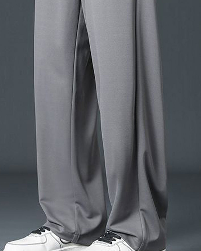 Heren Broek Casual Trekkoord Rechte Pijp