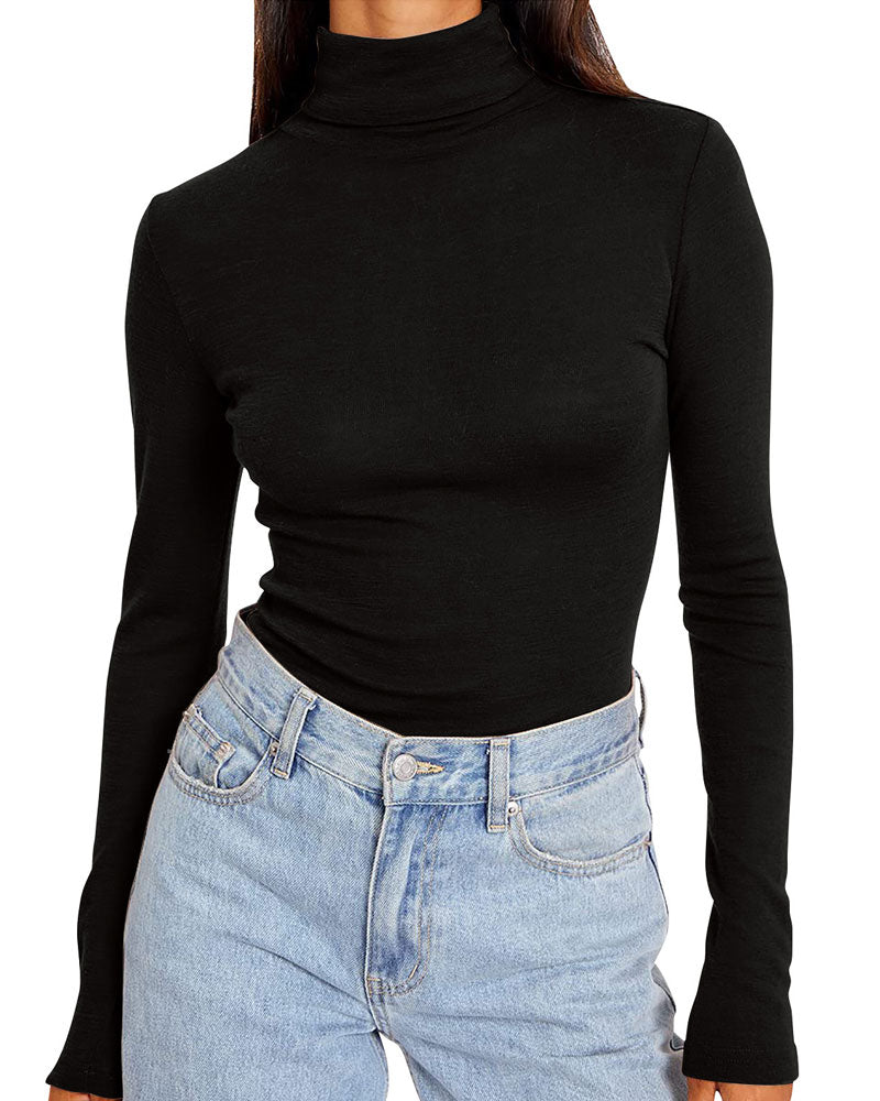 Top Effen Half Turtleneck Basis