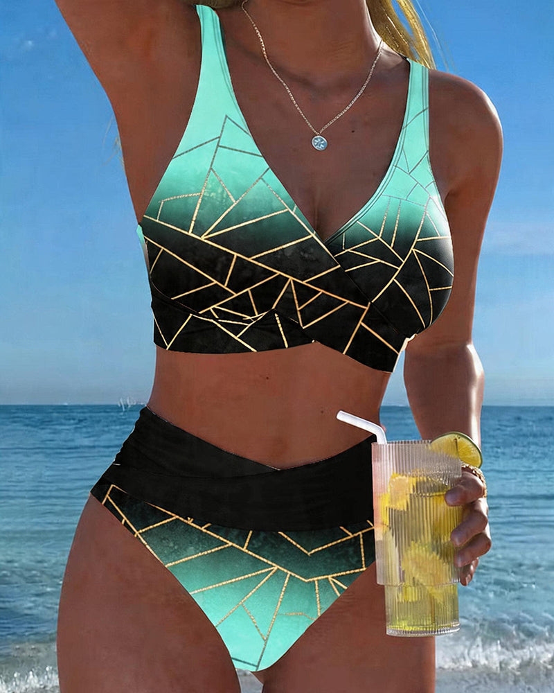 Bikini Gradient Geometrisch Lijn