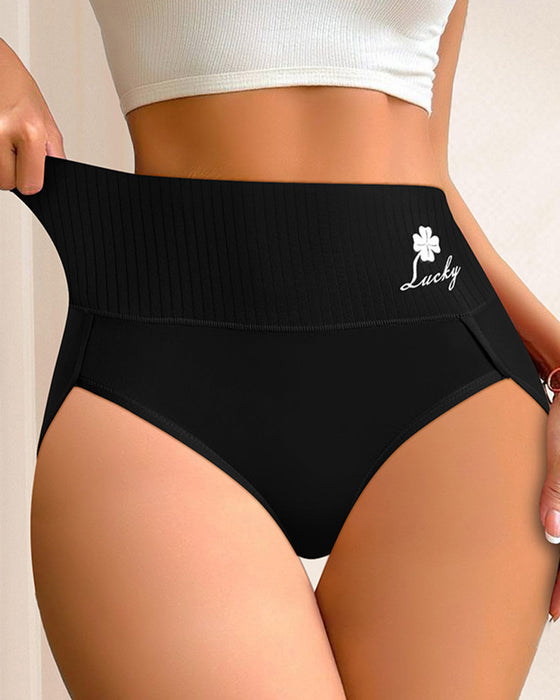 Slip Klavertje Vier Print Driehoek