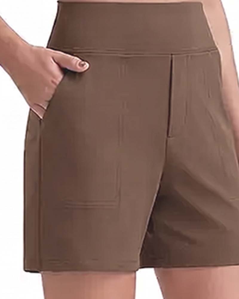 Shorts Hoge Taille Sportief Hardlopen