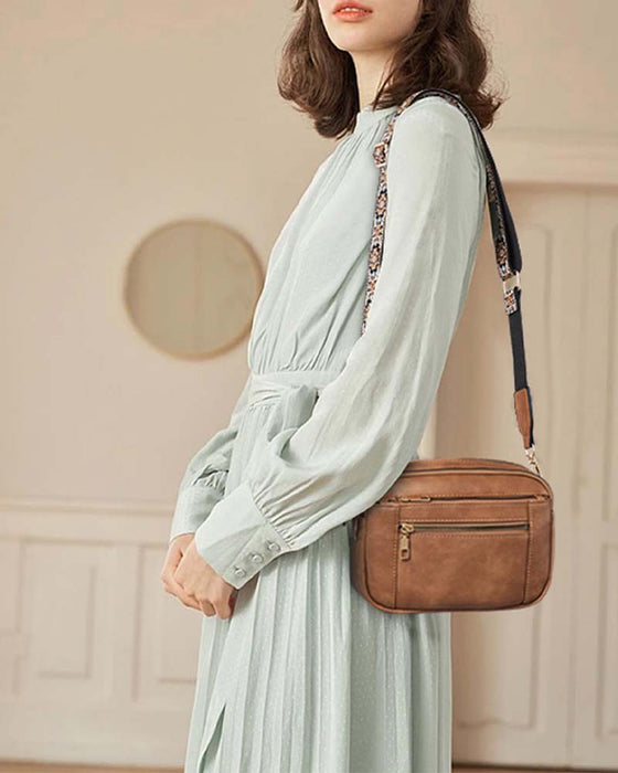 Multifunctionele schoudertas met rits