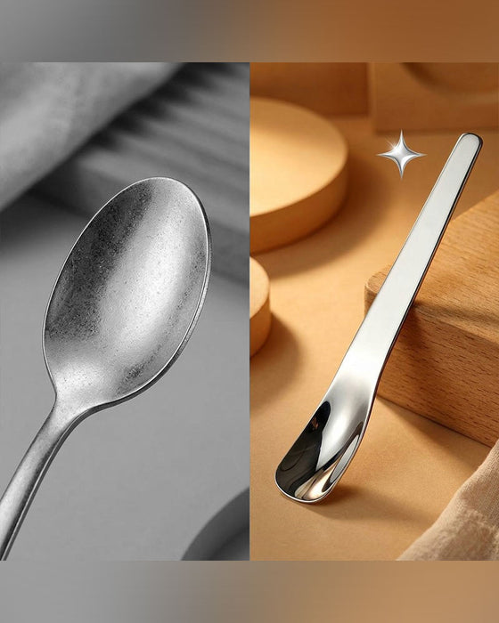 Lange Steel Dessertlepel