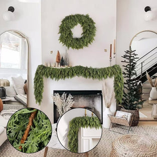 Rotan Kunstmatige Plant Kerst