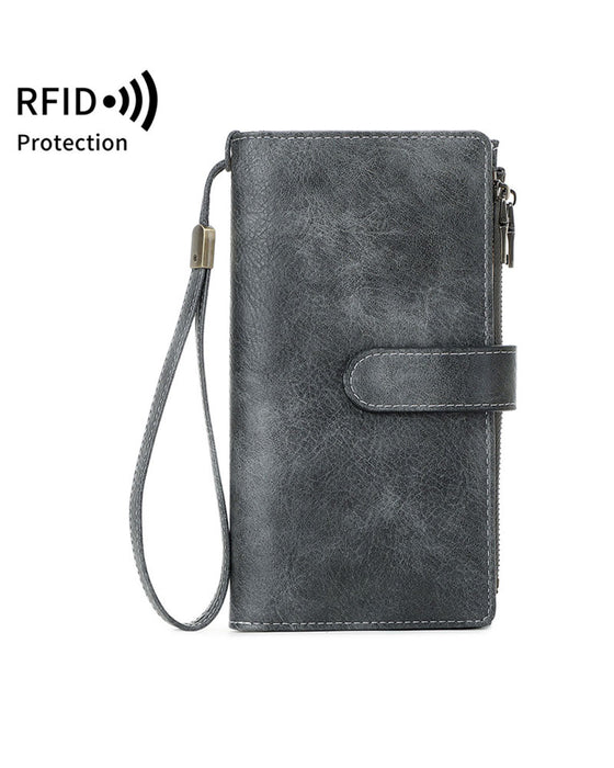 Dames Rits Lange Portemonnee Trendy Exquise Cadeau Portemonnee