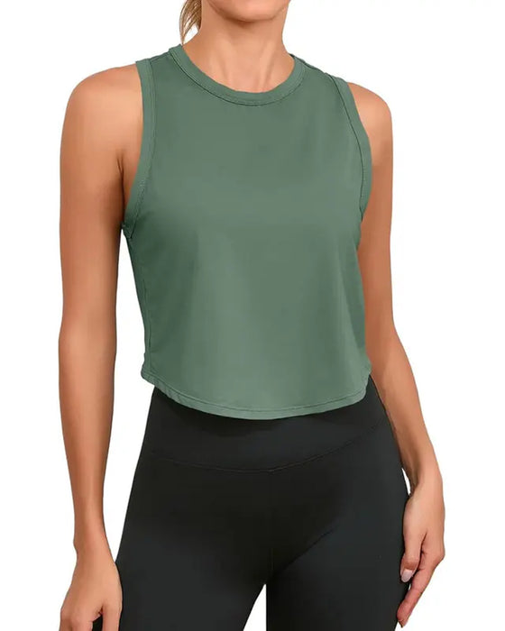 Tanktop Sportief Cropped