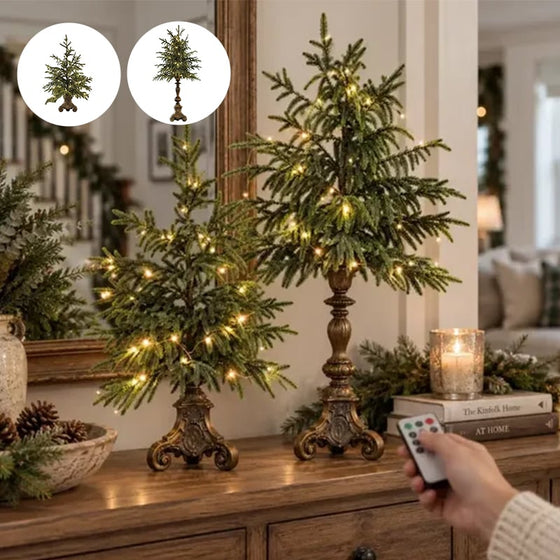 Verlichte tafelkerstboom