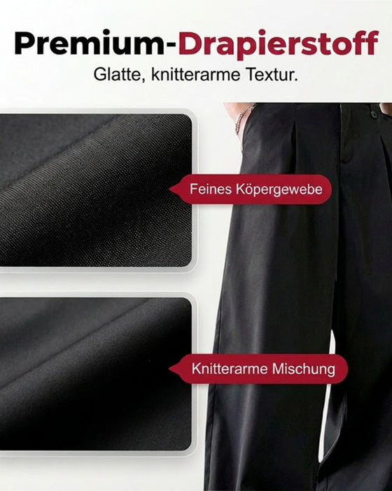 Broek Hoge Taille Knoop Gulp Breed Been