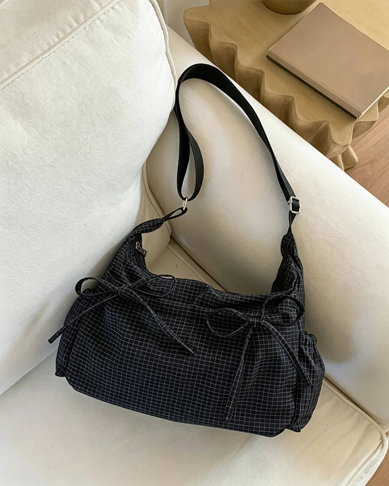 Tas Strikt Geruit Crossbody