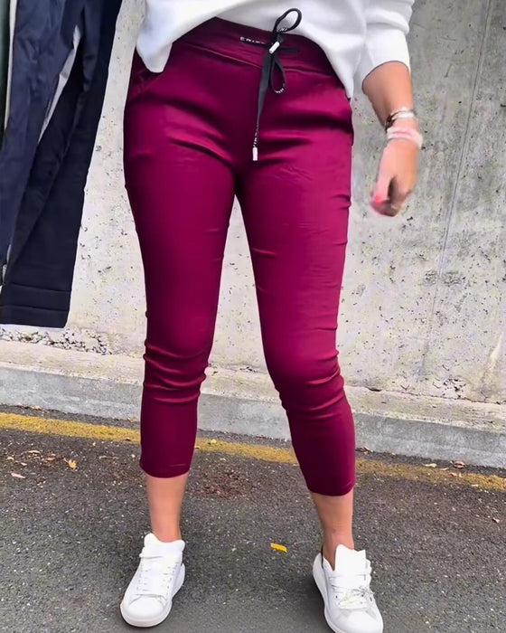 Broek Elastisch Trekkoord Potlood