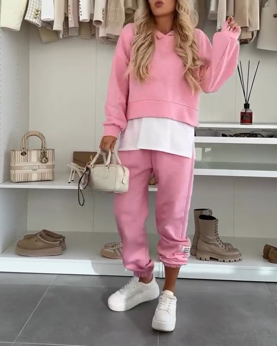 Set Casual Hoodie En Broek