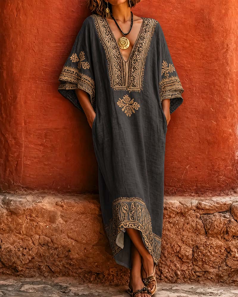 Jurk Bohemien Los Casual
