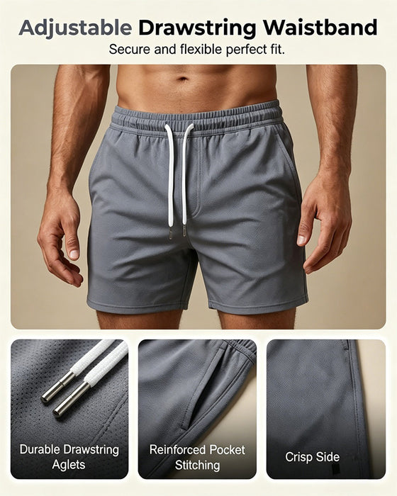 Set Gestreept Polo Heren Shorts