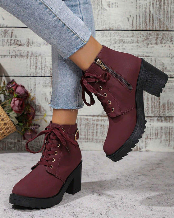 Chunky Platform Enkelbottines