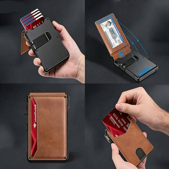 Rfid-Blokkerende Bifold-Portemonnee