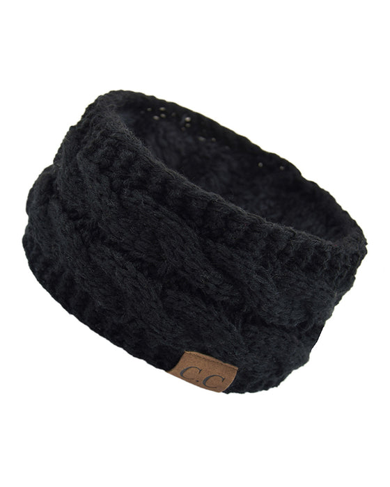 Fleece Gebreide Hoofdband Voor Herfst En Winter