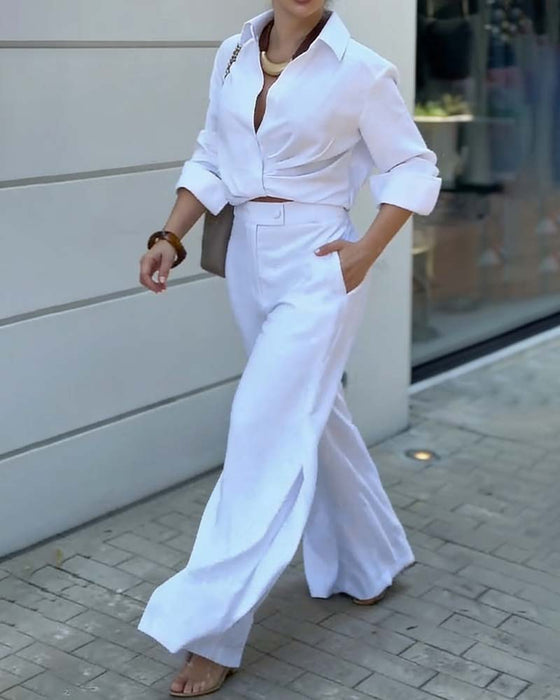 Bloes Kraag Effen Veelzijdig