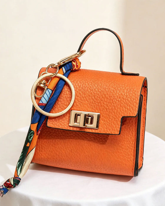 Sleutelhanger Mini Vierkante Tas Pendant