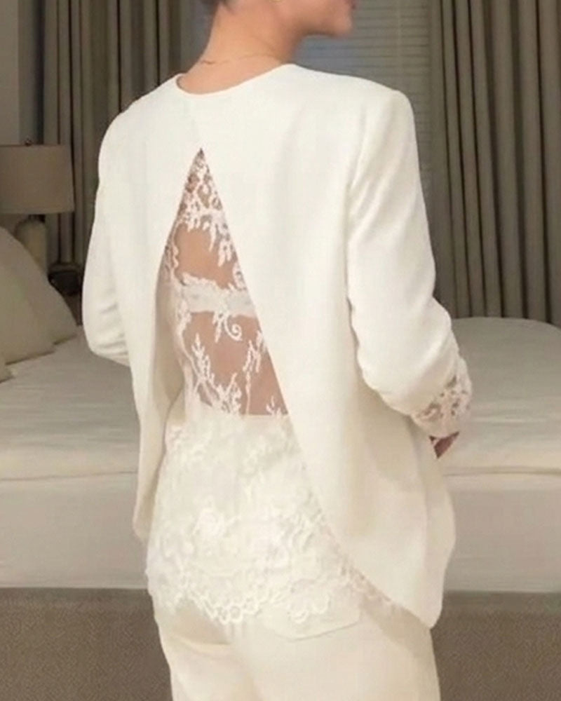 T-Shirt Kant Samenvoeging Twee-In-Eén