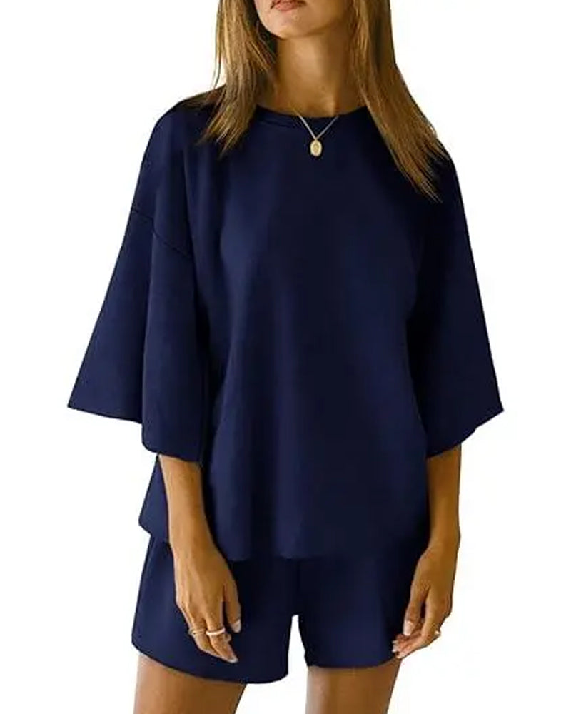 Set Elastische Taille Shorts Casual