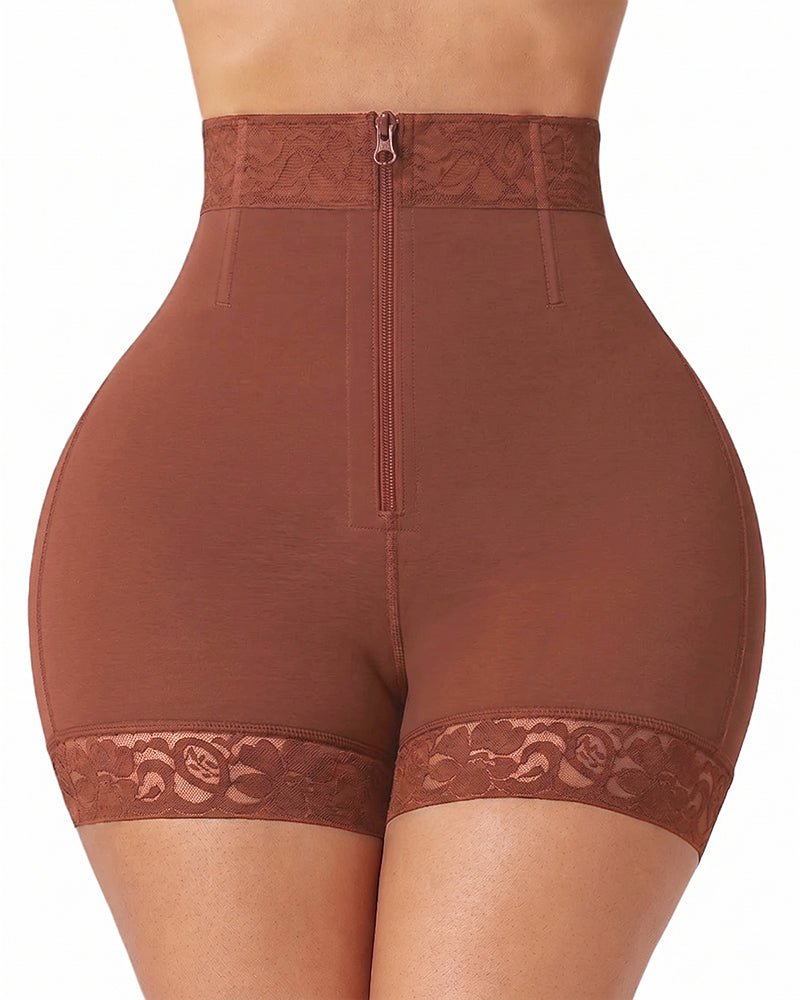 Broek Kant Rits Hoge Taille Bil Liften