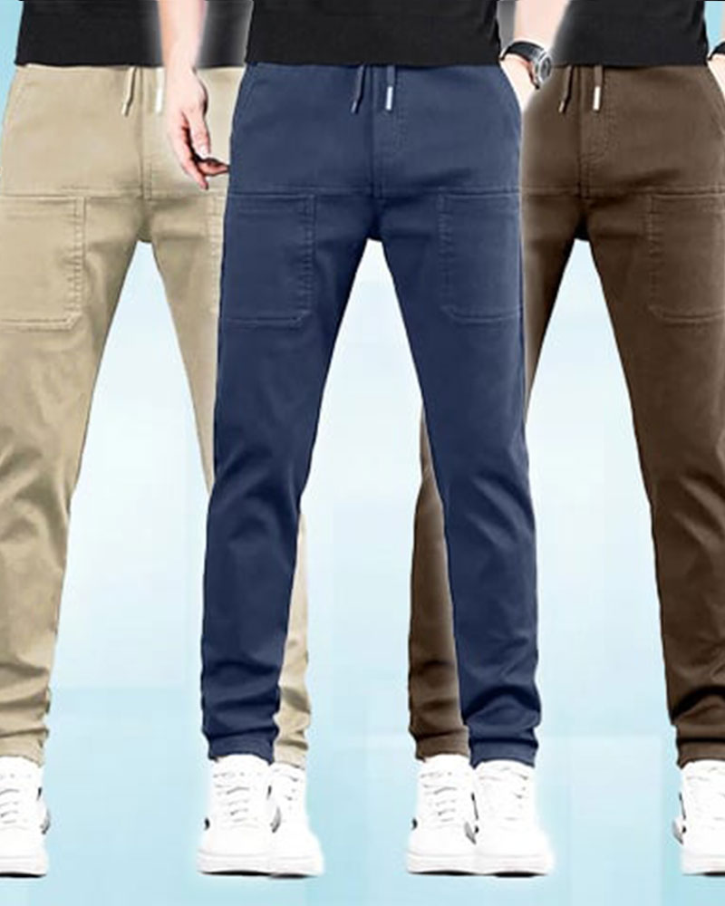 Broek Hoge Stretch Multi-Zak Duurzaam Cargo