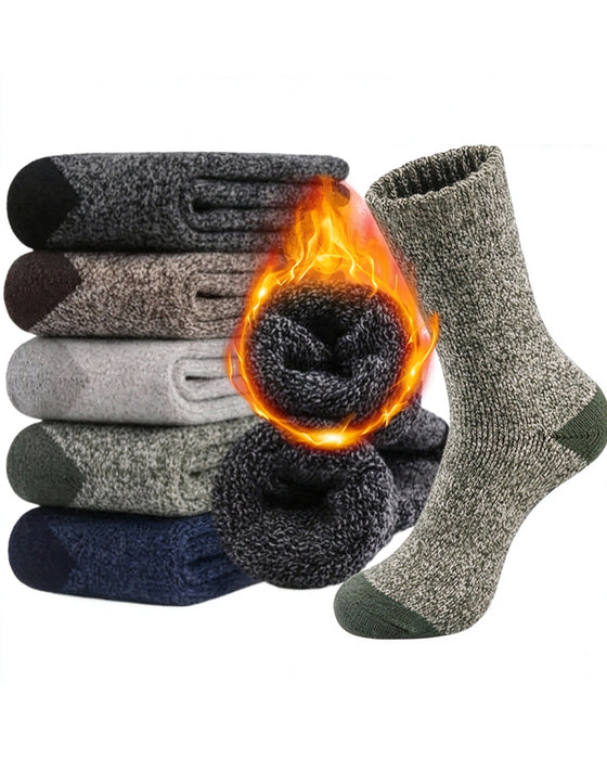 Paren Dikke Warme Wintersokken Zacht Gebreid
