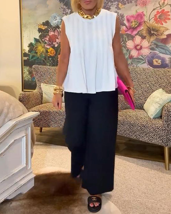Veelzijdige Camisole met Elegante Rimpels