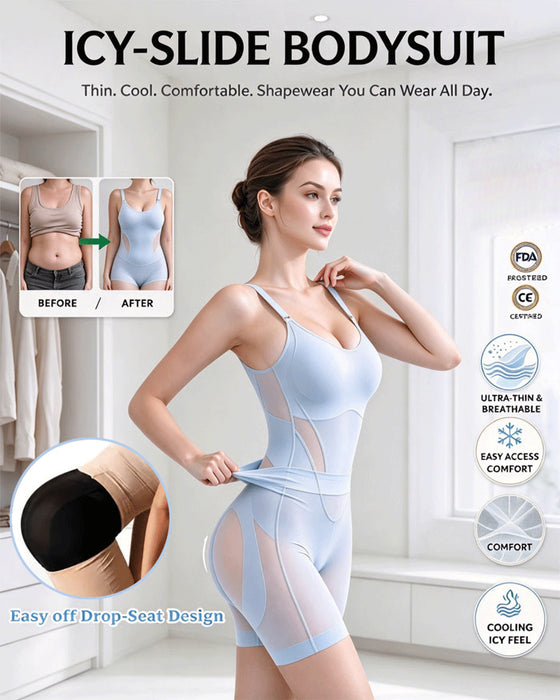 Verkoelende Buikcontrole Bilverhogende Shapewear Bodysuit
