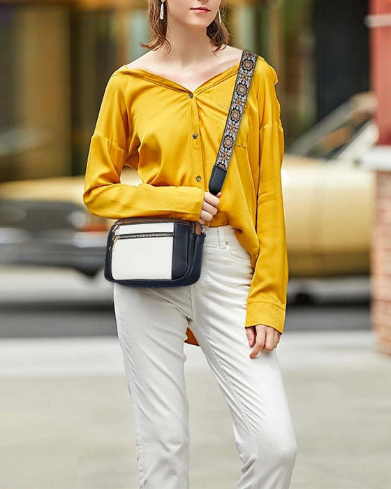 Multifunctionele schoudertas met rits