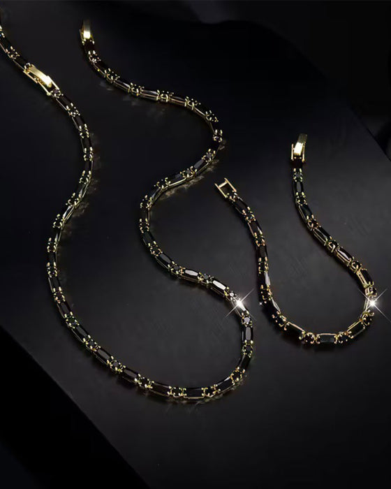 Gepersonaliseerd Verstelbaar Sprankelend Sieraden Set