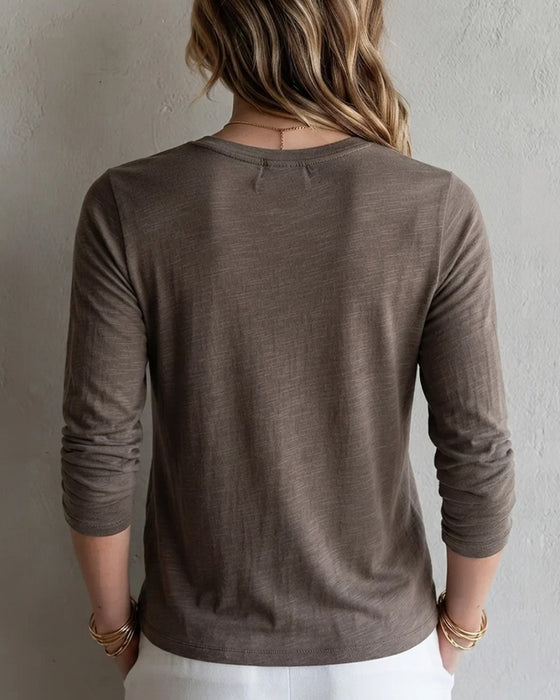 T-Shirt Zoom Strik Lange Mouw