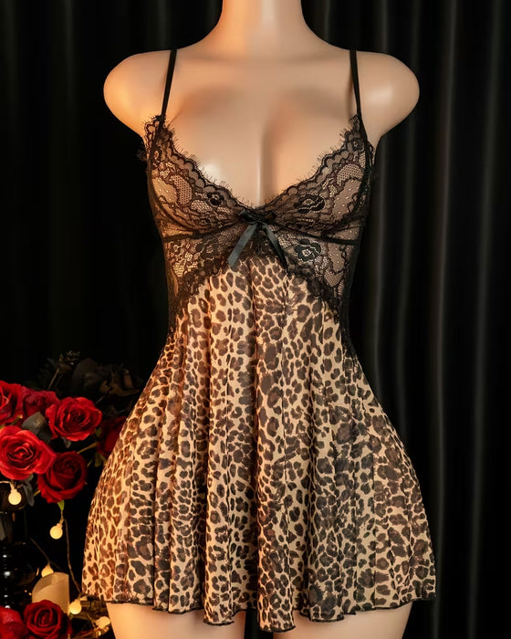 Lingerie Bandjes Stipje Luipaard Print