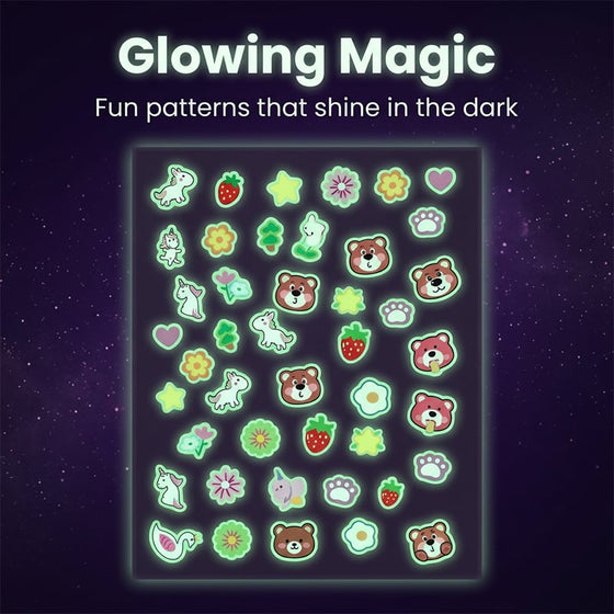 Glow-In-The-Dark Nagelstickers Voor Kinderen