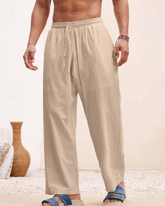 Broek Heren Casual Rechte Pijp