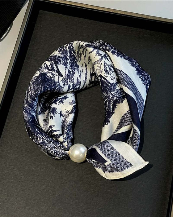 Moeiteloze glamour: Parelsjaal met kliksluiting 🧣