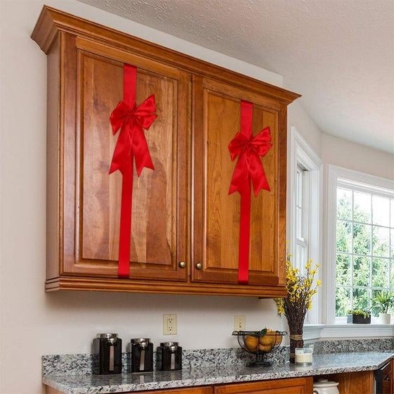 Kerst Deur Strik Lint Decoratie